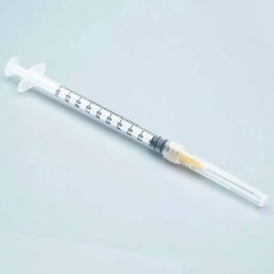 Seringue 1 ml Luer Lock stérile jetable sans aiguille, emballage individuel – boîte de 100 unités