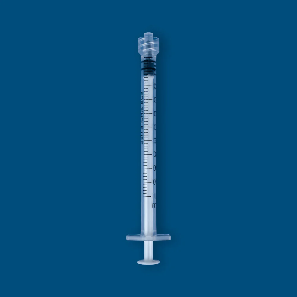 Seringue 1 ml Luer Lock stérile avec aiguille et capuchon de protection Seringue 1 ml Luer Lock stérile avec aiguille et capuchon de protection